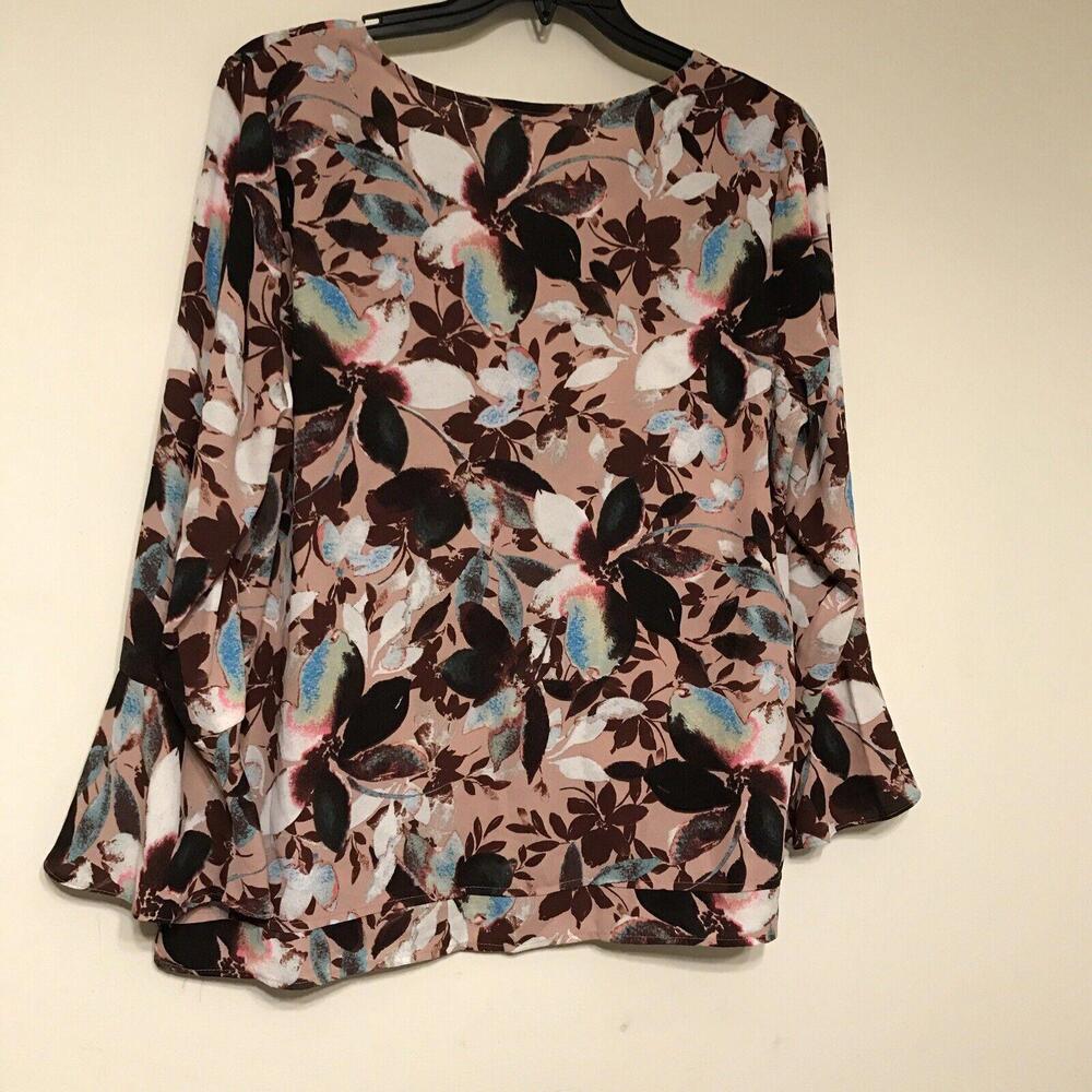 Notation Blouse Women Floral Size XL Style MDOU1283 Multicolor - Picture 8 of 9